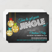 Jingle Bells - Uitnodiging voor kerstfeest (Voorkant / Achterkant)