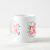 Jingle Bells Vakantie Koffiemok (Voorkant links)