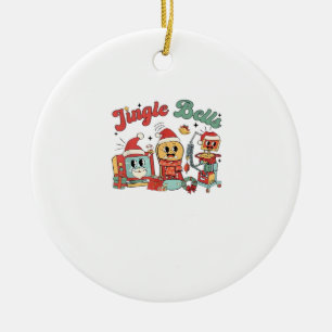 Jingle Bells Verpleegster, Kerstverpleegster, Grap Keramisch Ornament
