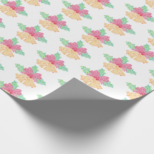 Jingle Bells wikkelend papier van Sue Weidlich (Hoek)