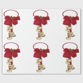 Jingle Bells Wrapping Paper Cadeaupapier (Vlak)