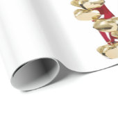 Jingle Bells Wrapping Paper Cadeaupapier (Rol Hoek)