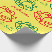 JIngle Bells Wrapping Paper Cadeaupapier (Hoek)