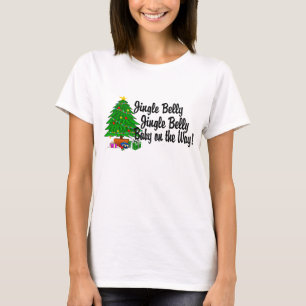 Jingle Belly Baby over de weg naar het moederschap T-shirt