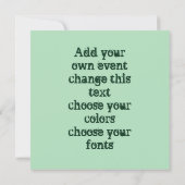 Jingle Belly Dancer Kaart (Achterkant)