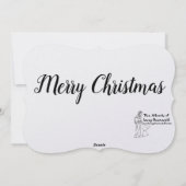 Jingle Belly  Feestdagenkaart (Achterkant)