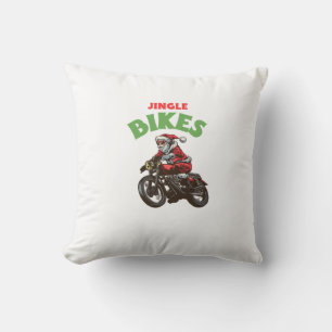 Jingle Bikes Grappig Kerstmis Kussen