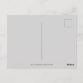 JINGLE BOTTEN SANTA, HOLIDAY SKELETON & STOCKINGS BRIEFKAART (Achterkant)