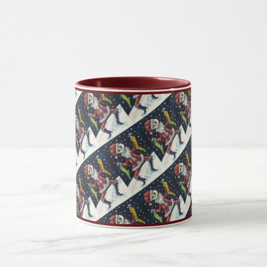 JINGLE BOTTEN SANTA, HOLIDAY SKELETON & STOCKINGS MOK (Midden)