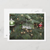 Jingle-briefkaart Feestdagenkaart (Voorkant / Achterkant)