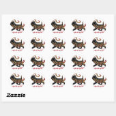 Jingle Cairn Kerstmis Ronde Sticker (Vel)