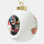 Jingle Cat Collectie Keramische Bal Ornament (Rechts)