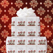 Jingle Cats Meowy Kerstmis op maat Cadeaupapier