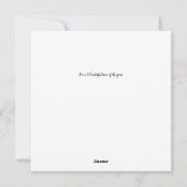 Jingle Cats Meowy Kerstmis op maat Feestdagenkaart (Achterkant)