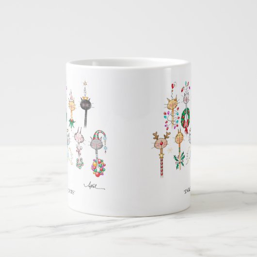 JINGLE CATS Mok kerstkoffie (Voorkant)