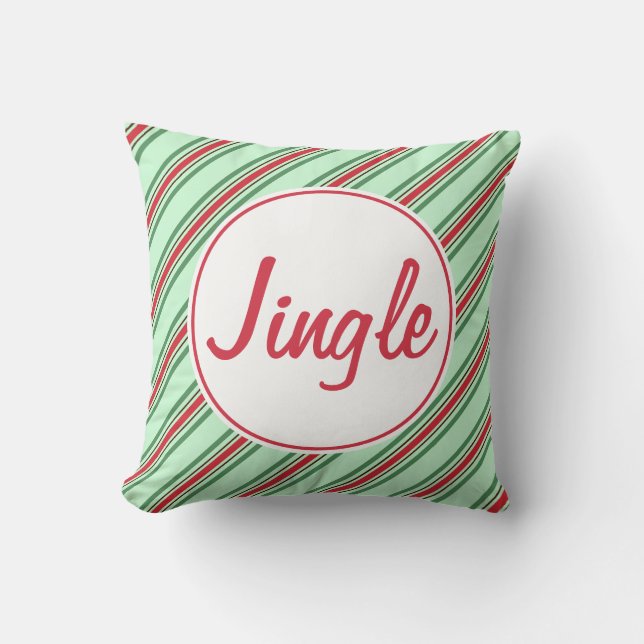 Jingle Christmas Pillow Kussen (Voorkant)