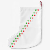 Jingle Claws Custom Holiday Stocking Kleine Kerstsok (Achterkant)