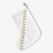 Jingle Claws Custom Holiday Stocking Kleine Kerstsok (Achterkant (Hangend))