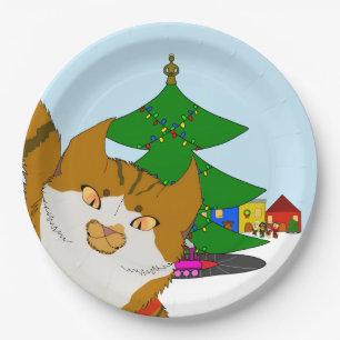 Jingle Claws Holiday Kids Feest Papieren Bord