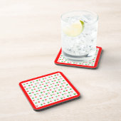 Jingle Claws Holiday Pawprint Coaster Set of 6 Bier Onderzetter (Rechterzijde)