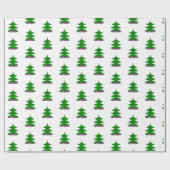Jingle Claws Holiday Tree Wrapping Paper Cadeaupapier (Vlak)