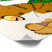 Jingle Claws Kerst Kinderen Vakantie Kunst Poster (Hoek)