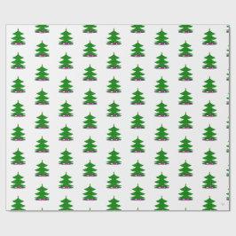 Jingle Claws Kerstboom Inpakpapier