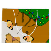 Jingle Claws Kerstcadeautas Groot Cadeauzakje (Achterkant)
