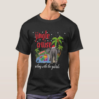 Jingle Cruise die met de schimmelaar Yuletide over T-shirt