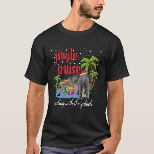 Jingle Cruise die met de schimmelaar Yuletide over T-shirt (Voorkant)