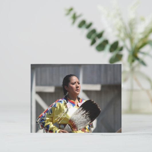 Jingle Dancer Briefkaart (Staand voorkant)