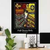 Jingle Dancers Ready Poster voor zwarte rand (Thuiskantoor)