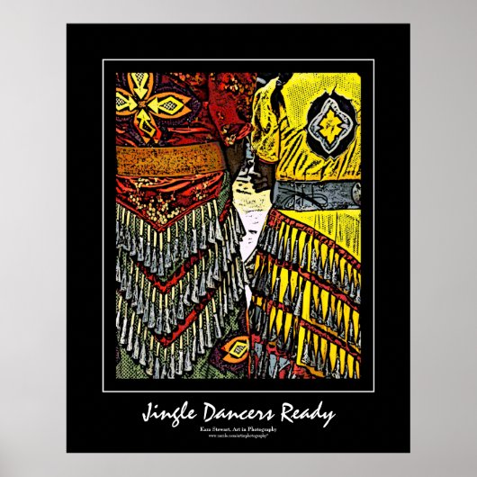Jingle Dancers Ready Poster voor zwarte rand (Voorkant)
