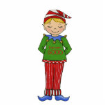 Jingle Elves, "Goody" 5X7 3D-sculptuur Staand Fotobeeldje<br><div class="desc">Mooi, echt goed. Een uitstekend rolmodel voor alle elven. Hoewel de andere elven erg boos worden door hem!) van mijn Collectie Jingle Elves.</div>