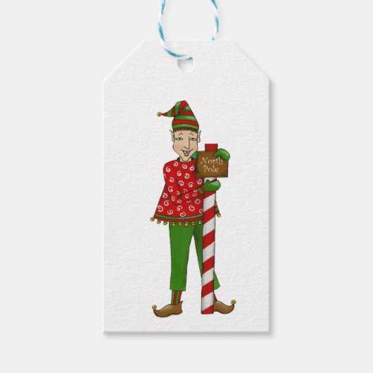 Jingle Elves (Horace) Cadeaulabel (Voorkant)