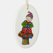 Jingle Elves "Petey" Keramisch Ornament (Rechts)