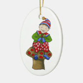 Jingle Elves "Petey" Keramisch Ornament (Links)
