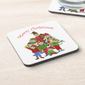 Jingle Elves (stel er een in) Onderzetter (Linkerzijde)