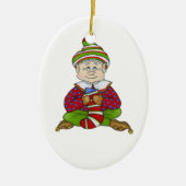 Jingle Elves "Stitch" Keramisch Ornament (Voorkant)