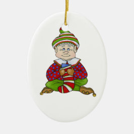 Jingle Elves "Stitch" Keramisch Ornament