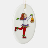 Jingle Elves, "Swish" Keramisch Ornament (Rechts)