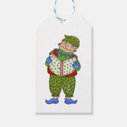 Jingle Elves (Woody) Cadeaulabel (Voorkant)