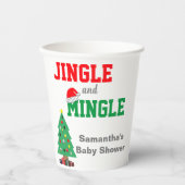Jingle en Mingle Baby shower Papieren Bekers (Voorkant)