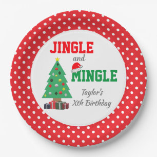 Jingle en Mingle Birthday Paper Bord