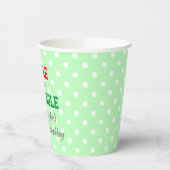 Jingle en Mingle Birthday Papieren Bekers (Links)