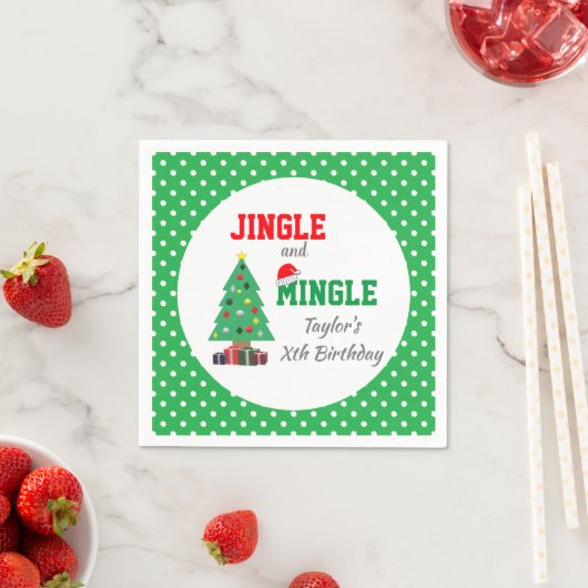 Jingle en Mingle Birthday Servet (Insitu)
