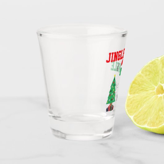 Jingle en Mingle Birthday Shot Glas (Links)