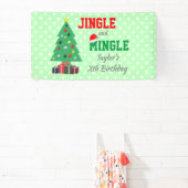 Jingle en Mingle Birthday Spandoek (Insitu)