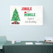 Jingle en Mingle Birthday Spandoek (Beurs)