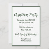 Jingle en Mingle Christmas Boston Terrier Honden Kaart (Achterkant)